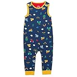 Kite Jungen Latzhose mit Bauernhof-Motiv, Bio, Marineblau, 0-5 Jahre Gr. 18-24 Monate, navy