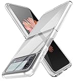 RanTuo Handyhülle für Samsung Galaxy Z Flip 3 Hülle, Hartes TPU Silicone Case, Ultradünn, Stoßfest, Anti-Fall, Schutzhülle für Samsung Galaxy Z Flip 3.(Transparent)