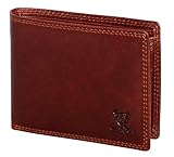 MATADOR Geldbörse Herren Leder Portemonnaie TüV geprüfter RFID & NFC Schutz Vintage B