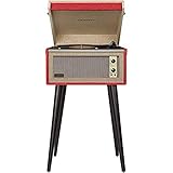 Crosley Bermuda Bluetooth Plattenspieler Im Retro Design mit Aux-in und abnehmbare Beine, R