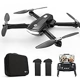 Holy Stone HS260 Faltbare Drohne mit WiFi Kamera 1080P HD, RC Quadrocopter mit 2 Akkus lange Flugzeit, App gesteuert Live Video, Tap-Fly Kopflose Modus Fotodrone inkl. Tasche für Kinder Anfänger Sp