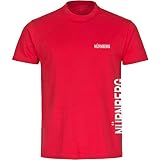 Multifanshop® Herren T-Shirt Nürnberg - Brust & Seite - Druck:weiß - Shirt Männer Fußball Fanartikel Fanshop - Größe:3XL