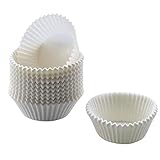 Kaiser Inspiration Mini Muffin Förmchen Papier, 200 Stück, weiß, klein 4,5 cm, Muffinförmchen Papier fettdicht, ideal für süße und herzhafte M