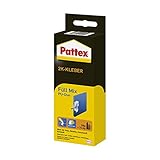 Pattex 2K-Kleber Füll-Mix, spaltfüllender 2-Komponenten Kleber zum Ausgleichen von Unebenheiten, bearbeitbarer und wasserfester Kleber mit hoher Beständigkeit, 1 x 80g