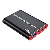 Y&H 4K Game Capture Card 1080P 60fps USB3.0 HDMI Audio Video Capture Vivo Plug and Play für Xbox Series X / S Spiele, Xbox One X, Nintendo Switch, PS5 und PS4