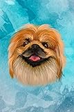 Pekingese Journal, Pekingese Notebook, Birthday and Christmas Gift ( Chinese Spaniel Pelchie Peking Palasthund, Peke Diary, Composition Book) by Pawsome Graphics, 6' x 9', 120 Pag