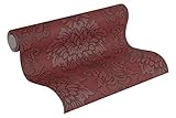 Livingwalls 368983 Metropolitan Stories Lizzy London Tapete mit Ornamenten barock Vliestapete metallic rot Schwarz 10, 05 M x 0, 53 M