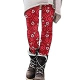 Winterleggins für Damen WinterThermoleggings Laufhose mit Valentinstagmotiven High Waist Fleece Thermo Hose Winter Warme Jogginghose Strumpfhosen Yogahosen Ski Leggings Freizeithosen Stiefel H