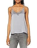 JDY Damen Top Jdyappa Singlet WVN Noos, Grau (Sharkskin Detail: Dtm Lace), 40