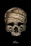 Notes: Striking skull notebook, diary, planner or journal. Format 15.24 x 22.85 cm (approx. A5), 120 pages, 100 of which have fine light-gray lines, ... of all kinds. A notebook