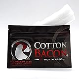 Wick'N'Vape Cotton Bacon V2/Watte, zum Selbstwickeln von Coils, Baumwolle, 10 G