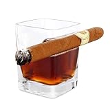 Whisky-Zigarrenglas, transparente Trinkgläser, Weinzubehör für Whisky, Scotch, Bier, Wein Q
