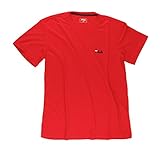 Fila Herren T-Shirt Logo Men Oberbekleidung, rot, XL
