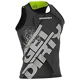 SMMASH Dirty Utra Leicht TopTank Herren, Professionelle Sportbekleidung für Fitness, Crossfit, OCR-Laufen, Ärmelloses Funktionsshirt, Sleeveless Kompressions Shirt, Hergestellt in der EU (XL)