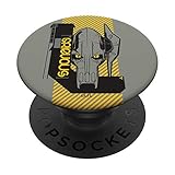 Star Wars The Clone Wars General Grievous Warrior Badge PopSockets PopGrip: Ausziehbarer Sockel und Griff für Handys/Tablets mit Tauschbarem Top