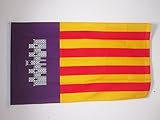 AZ FLAG Flagge Mallorca 150x90cm - Mallorca Fahne 90 x 150 cm - flaggen Top Q