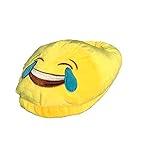 EKNA Emoticon Emoji-Con Emotikon Hausschuhe, Gr. 35-43 Unisex, Motivauswahl Kacki/Kackhaufen; Smiley Verliebt u. Kuss, 36/43 EU, Lustig