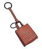 Liebeskind Berlin FLARE Lizard Paper Bag Keyring Tote, brillant orange, Onesize (HxBxT 7.0cm x3.0cm x0.0cm)