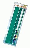 folia 23003 - Schneidelineal Set, 35 cm Lineal mit Schnittführung und Schneidunterlage, 3 austauschbare Schneidroller für Glatt-, W