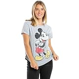 Disney Damen Mickey Mouse Vintage T-Shirt, Grau (Sport Grey SPO), 40