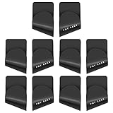 Winfred 5 Paar Topfdeckelhalter, Selbstklebende Topfdeckel Organizer, Topfdeckel Wandhalter, Topfdeckel Rack für zu Hause Küche (Schwarz)