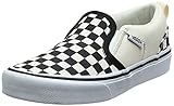 Vans Asher, Jungen basses, Weiß (checkers/black/natural), 36.5 EU (4 UK)