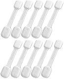 SXxingkong 10 Stück Kindersicherung Türschloss, Babyschutzschrank mit Verriegelungskabinettschublade Geschirrspüler (weiß)