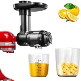 Shunfaji Entsafter-Zubehör Slow Juicer Machine Zubehörteil Für KitchenAid/PHISINIC Standmixer, Slow Masticating Juicer Zubehör Cold Press Entsafter Für Höhere Nährstoffe Obst Und Gemüse Mit Bü