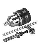 Bosch Zahnkranzbohrfutter (SDS-plus-Adapter, Bohrfutterschlüssel, Rechts-/Linkslauf, Spannbereich: 1,5 - 13 mm)