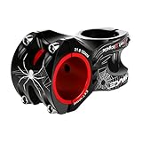 Upkey Rennrad Mountainbike Fahrrad Vorbau 31,8-35mm 50mm Mountain Bike Fahrrad Lenkervorbau Fahrräder Vorbauten Kurzer Lenker Riser Leichter Fahrradlenker Vorbau MTB Vorbau (Schwarz (31,8-35 mm))