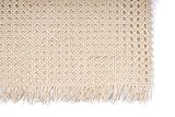 rattan-petrak 1 Meter Wiener Geflecht (Natur hell) (B 45cm), Stuhlgeflecht, Heizkörperverkleidung, Wabengeflecht aus Stuhlflechtrohr, Flechtrohrgewebe, in verschiedenen B