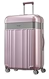 TITAN 4-Rad Koffer L mit TSA Schloss, Gepäck Serie SPOTLIGHT:edler Trolley in trendigen Farben, 76 cm, 102 Liter, Wild Rose (Rosa)
