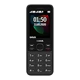 Nokia 150 Version 2020 Feature Phone (2,4 Zoll, 4 MB interner Speicher (erweiterbar auf bis zu 32 GB per MicroSD-Karte), 4 MB RAM, Dual SIM) schw