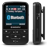OAKCASTLE MP200 8GB MP3-Player | Tragbarer Musik-Player mit Bluetooth- und Kopfhörer-Konnektivität | UKW-Radio und Micro-SD-S