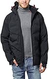 Ultrasport Herren Winterjacke Phil mit Ultraflow 3.000, Schwarz, L, 40012