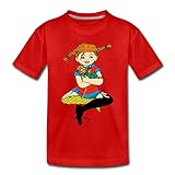 Spreadshirt Pippi Langstrumpf Zusammen Mit Herr Nilsson Teenager Premium T-Shirt, 146-152, R