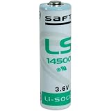 Saft Ls14500 (Er14505) 36 Volt Aa 2600 Mah Lithium Battery by S