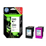 HP original - HP - Hewlett Packard Envy 100 e-All-in-One (300 / CN637EE#301) - 2 x Druckkopf Multipack (schwarz, cyan, magenta, gelb) - 300 Seiten - 4