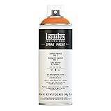 Liquitex Professional Spray Paint - Acrylfarbe, Farbspray auf Wasserbasis, lichtecht, 400 ml - Kadmium - Orange Imit. Nr. 2