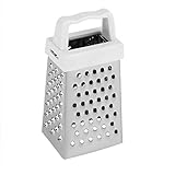 YoBuyBuy Multifunktionale 4-Seiten-Reibe-Schneidemaschine Edelstahl-Handheld-Kartoffelreibe Mini-Gemüseschneider Küchenzubehö