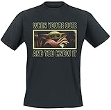 Star Wars The Mandalorian - When You're Cute and You Know It - Grogu Männer T-Shirt schwarz S