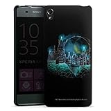 DeinDesign Silikon Hülle kompatibel mit Sony Xperia XA Case schwarz Handyhülle Harry Potter Hogwarts S
