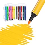 LYsng Tragbar Filschstifte Multifunktional Marker Set Interessant Hohe Qualität Lackstift Für Marker Scrapbook Keramik Manga Holz Papier Zuhause Reise Schule 12p