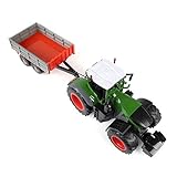 Alomejor 2,4 GHz RC Truck Ackerschlepper 2,4G 1/16 Hohe Simulation Maßstab Baufahrzeug Fernbedienung Spielzeug(Grün)