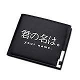 Anime Brieftasche Your Name Studenten Geldbörse PU Wallet Geldbeutel Portmonaise Geldtasche Portmonee Portemonnaie Geldk