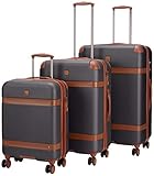 Modo by Roncato Charm Trolley Kabine erweiterbar, Schwarz, 55 x 40 x 20-25