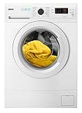 AEG Zanussi ZWS7410WF Kompakte Waschmaschine mit nur 491 mm Tiefe / 7,0 kg/Kindersicherung/Wasserstopp / 1400 U/min, weiß