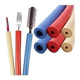 Adaptive Utensilien für ältere Menschen/Arthritis/schwache Handgriffe & Behinderte - Ess- und Trinkutensilien - Foam Tubing for Utensil Handles 6pcs Grip Aid Tools Extended Handle Slip Resistant Tub