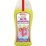 AV Andrea Verlag Spaß Duschbäder Duschgel Shampoo - Anti Falten Pflege Alte Schachtel - Geschenk für alte Schachteln und Frauen mit Humor | Geburtstagsgeschenk Spaßgeschenk Humorapothek