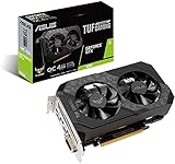 ASUS TUF Nvidia GeForce GTX 1650 4GB Power OC Edition Gaming Grafikkarte (GDDR6 Speicher, PCIe 3.0, 1x HDMI 2.0b, 1x DVI, 1x DisplayPort 1.4, TUF-GTX1650-O4GD6-P-GAMING)